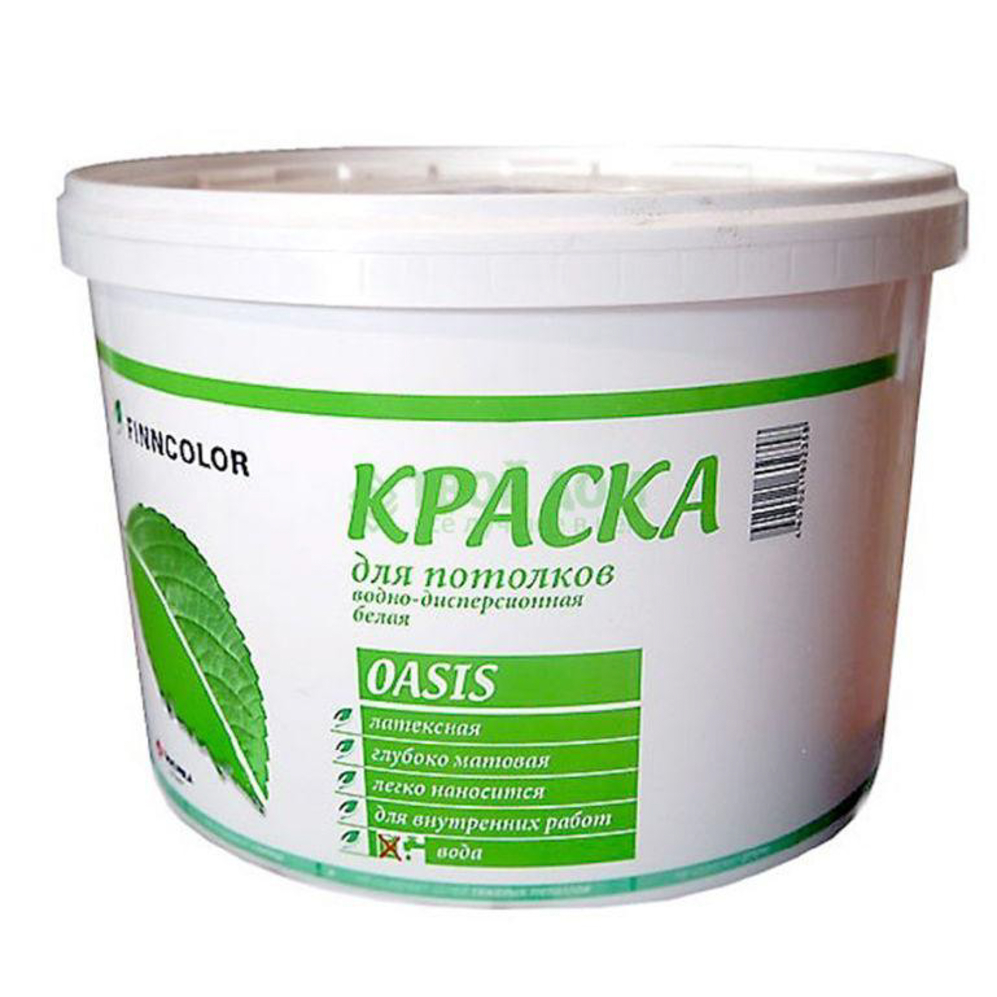 Краска Finncolor Finn oasis s/w вс/мат 3л, Белый